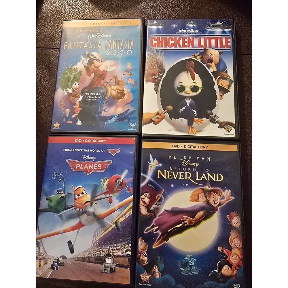 4‎ dvds list in discription